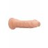 RealRock Dong 8 - realistické dildo (20 cm) - přírodní