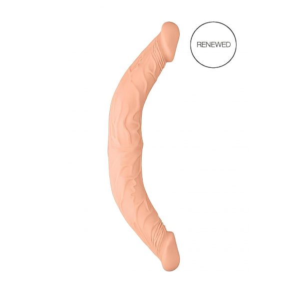 RealRock Double Dong 14 - dvojité dildo (36 cm) - přírodní