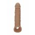 RealRock Penis Sleeve 21cm - Dunkles Natur