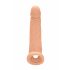 RealRock Penis Sleeve 9 - návlek na penis (21,5 cm) - tělová barva