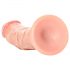 RealRock - realistické dildo s přísavkou - 15,5 cm (přírodní)