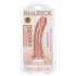 RealRock - realistické dildo s přísavkou - 15,5 cm (přírodní)