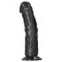 RealRock - Realistischer Saugnapf-Dildo - 15,5cm (Schwarz)