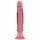 Crystal Jellies - Anfänger Analdildo mit Fuß (Pink)