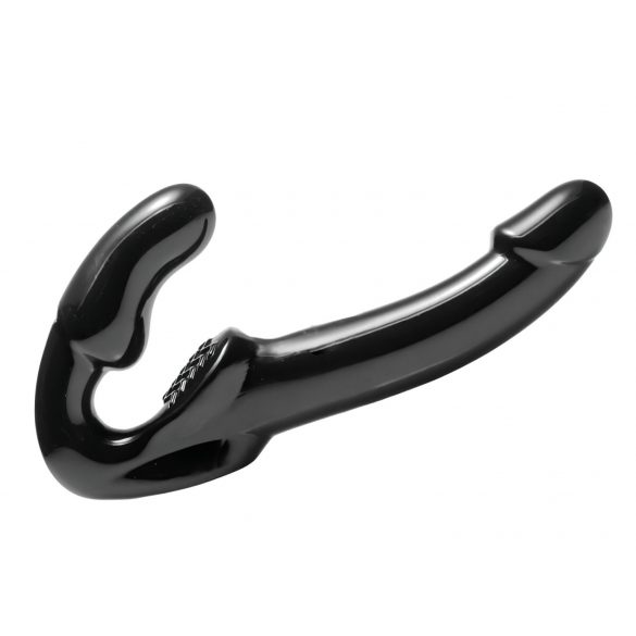 Strap U Revolver - schnurloses Strap-On Dildo (schwarz)