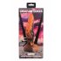 Creature Cocks Ravager - strukturované silikonové dildo - 20 cm (oranžová)