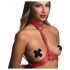 Strikt - Rotes Nacken-Harness