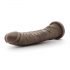 Dr. Skin 8,5 - realistischer Haftfuß Dildo - Braun (20,5cm)