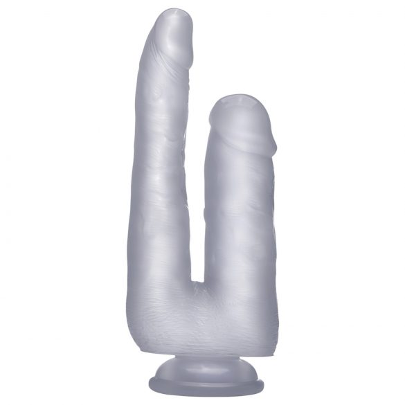 Realrock - realistischer Doppeldildo - 22cm (transparent)