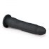 Easytoys - Schwarzer Dildo mit Saugfuß 21cm, 100% Silikon