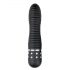 Easytoys Diamond Ribbed - Gerillter Stabvibrator (Schwarz)