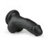 Easytoys - Saugnapf-Hodensack-Dildo (15 cm) - Schwarz