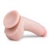 Easytoys - Saugnapf-Dildo mit Hoden (20cm) - Hautfarben