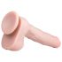 Easytoys - Natur Dildo (29,5cm) mit Hoden und Saugnapf