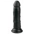 Easytoys - realistické dildo s přísavkou (15,5cm) - černé