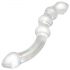 Rimba Dolly - Welliges Glas Analdildo (Transparent)