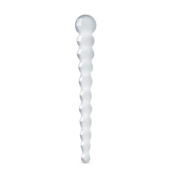 Gildo Glass No. 20 – Perlenglas-Dildo (transparent)