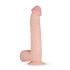 Real Fantasy Lexon - velké realistické dildo s varlaty a přísavkou (33cm) - tělová barva