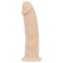 Real Fantasy Harris - připínací, realistické dildo (15,4 cm) - přírodní