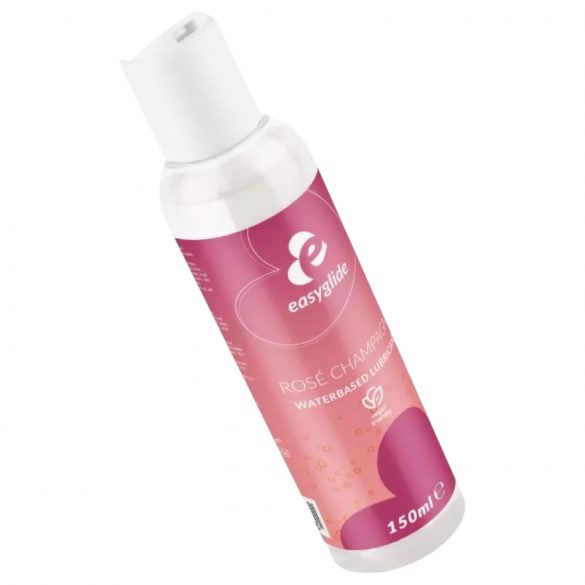 EasyGlide - lubrikant na vodní bázi s příchutí - růžové šumivé víno (150 ml)