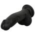 Easytoys - Naturgetreues Dildo mit Hoden - 12 cm (schwarz)