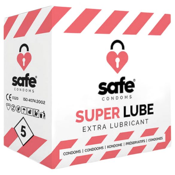 SAFE Super Lube - extra gleitfähige Kondome (5 Stk.)