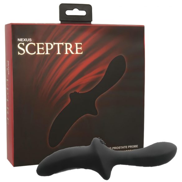 Nexus Sceptre - Silikon Prostata Vibrator (schwarz)