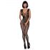 Obsessive N112 - Netz-Bodystocking mit Engelsflügeln - Schwarz (S-L)