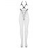 Obsessive N106 - Offener Netz-Overall mit Halsband - Schwarz (S-L)