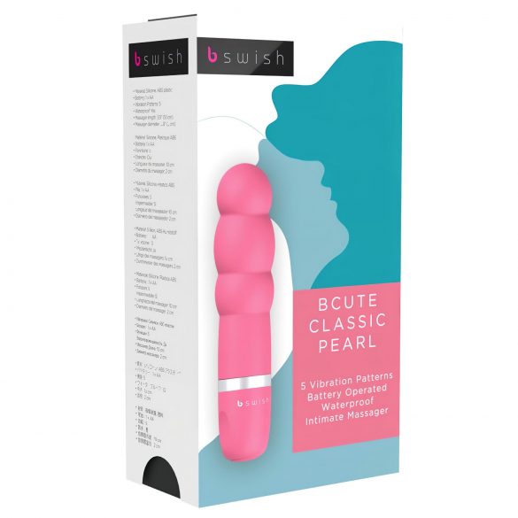 B SWISH Bcute Pearl - Wasserfester Perlenvibrator (Rosa)