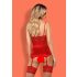 Obsessive Lovica - Rote Spitzenstraps und Tanga Set