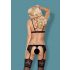 Obsessive 810-SEG-1 - Schwarzes Spitzen-Dessous-Set